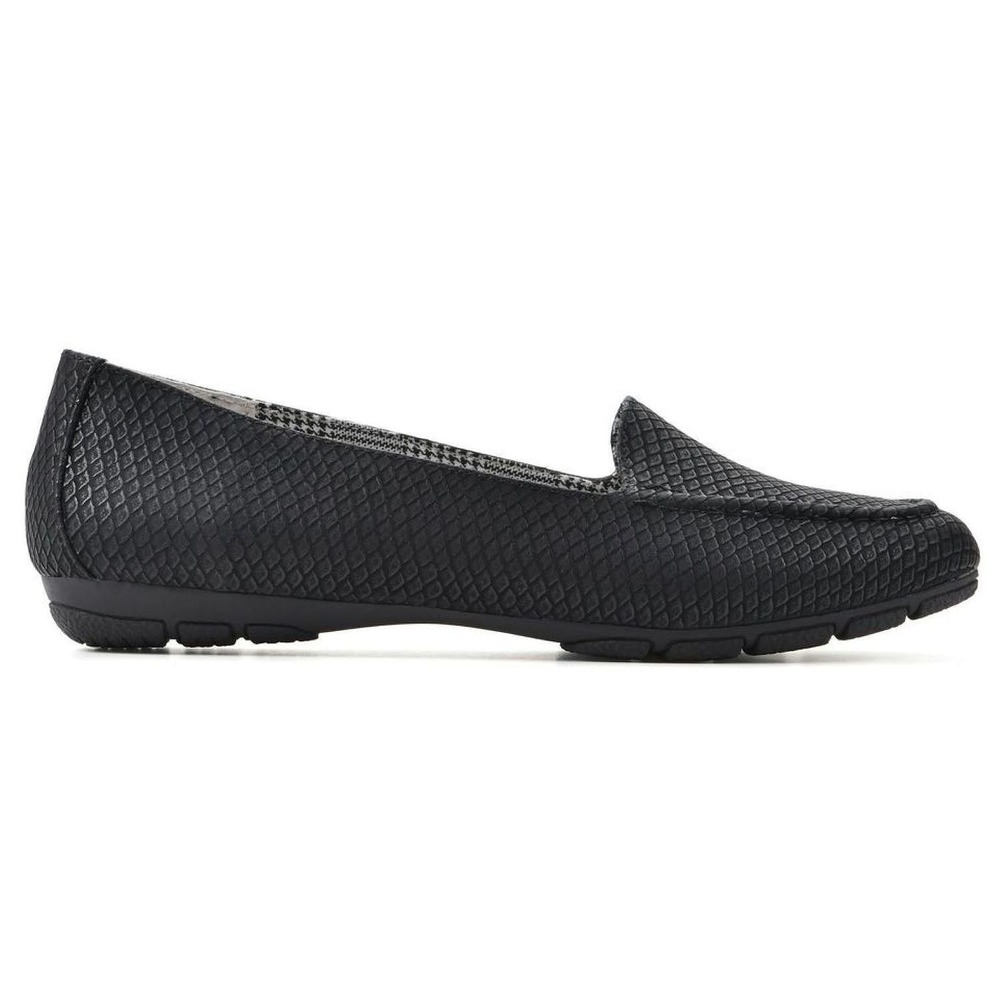 Cliffs by White Mountain Gracefully Flats Women's Size 7 Black Print Slip On